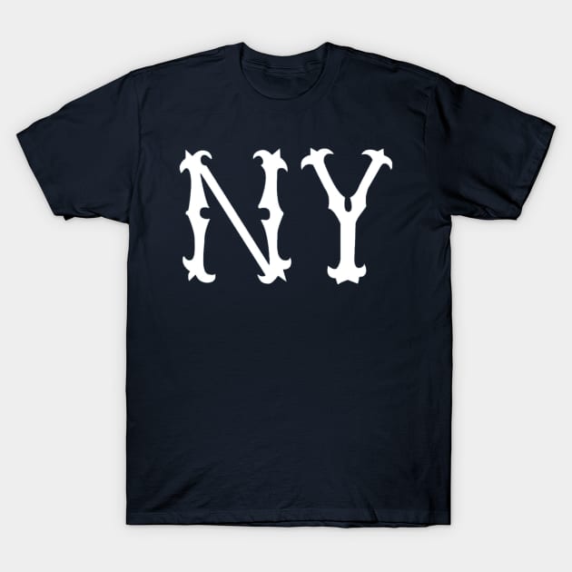 New York Highlanders Logo Design T-Shirt by Bleeding Yankee Blue